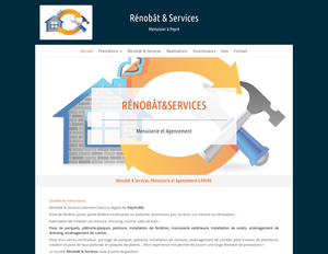 Rénobât & Services Payré, Menuiserie générale, Pose de parquets, Aménagement de cuisine, Aménagement de dressing, Installation de fenêtres, Installation de volets, Peinture, Plâtrerie plaquisterie