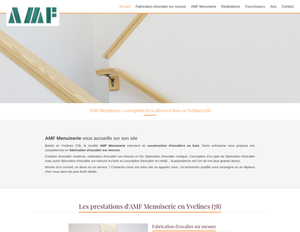 AMF Menuiserie Versailles, Fabrication d'escalier sur mesure