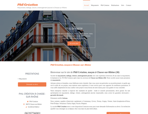 Phil Création Chasse-sur-Rhône, Maçonnerie d'intérieur, Carrelage et dallage