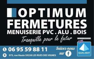 OPTIMUM FERMETURES Rues-des-Vignes, Menuiserie générale, Installation de fermetures