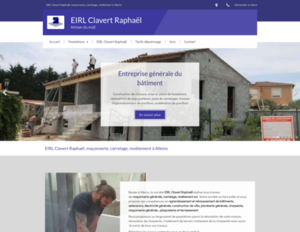 EIRL Clavert Raphaël Alleins, Maçonnerie d'intérieur, Charpente, Électricité générale, Maçonnerie d'intérieur, Plomberie générale