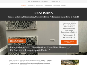 RENOVANS Paris 15, Chauffage, Chauffage, Installation de ventilation, Plancher chauffant, Plomberie générale