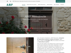 AMF Menuiserie Versailles, Fabrication de portes