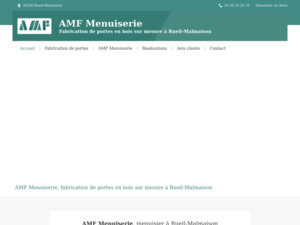AMF Menuiserie Rueil-Malmaison, Fabrication de portes