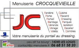 JC Menuiserie Crocquevieille Loges, Installation de portes, Aménagement de combles