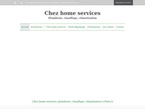 Chez home services Paris 6, Chauffage