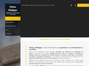 Weiss Philippe Aurillac, Couverture, Peinture