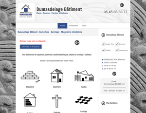 DUMASDELAGE Bâtiment Confolens, Maçonnerie d'intérieur, Carrelage et dallage, Couverture