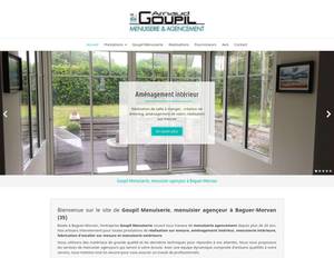 Goupil Menuiserie Baguer-Morvan, Menuiserie générale, Fabrication d'escalier sur mesure