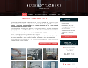 BERTHELOT PLOMBERIE Paris 18, Plomberie générale, Aménagement de salle de bain