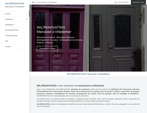 WIL'RENOVATION Villedômer, Menuiserie générale, Aménagement de cuisine, Aménagement de dressing, Construction de véranda, Menuiserie intérieure, Pose de parquets, Installation de fenêtres, Installation de fermetures, Installation de portes, Installation de stores ou rideaux métalliques, Installation de volets, Menuiserie générale, Revêtements au sol, Vitrerie générale