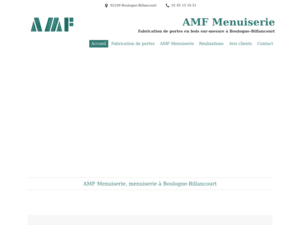 AMF Menuiserie Boulogne-Billancourt, Fabrication de portes