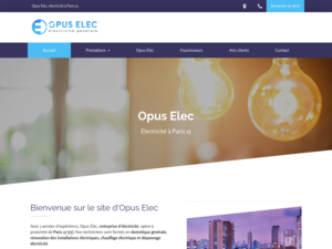 Opus Elec Paris 15, Électricité générale, Domotique générale, Mise en conformité électrique