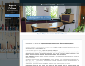 Rigouin Philippe Parigné-sur-Braye, Menuiserie générale, Aménagement de cuisine, Aménagement de salle de bain, Fabrication d'escalier sur mesure, Menuiserie intérieure