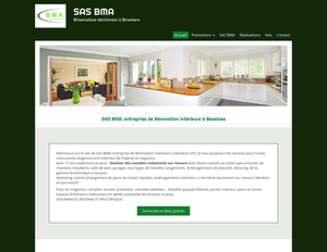 SAS BMA Niort, Aménagement de cuisine, Aménagement de dressing, Aménagement de salle de bain